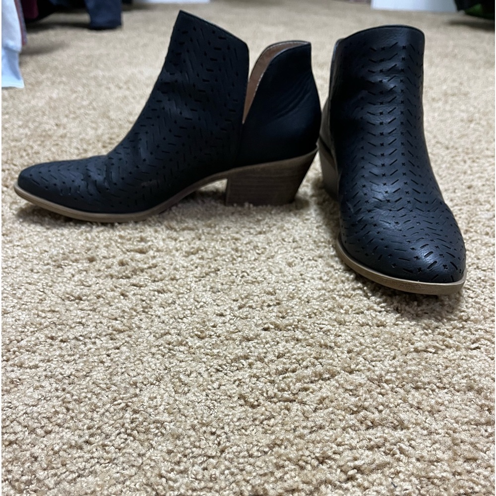 Life Stride black booties.